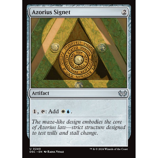 Azorius Signet, 240, uncommon, Magic: The Gathering, Duskmourn: House of Horror