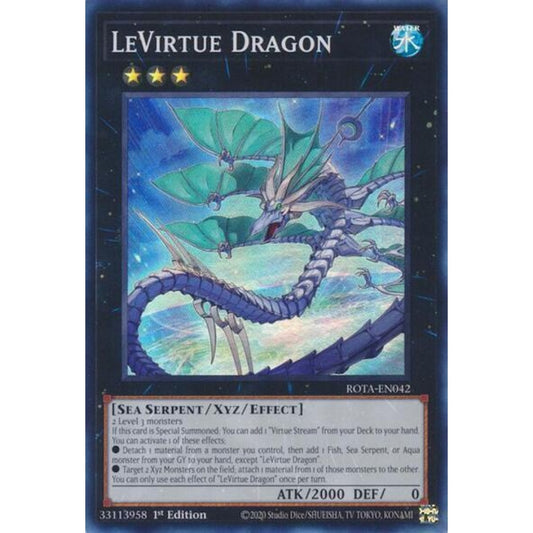 LeVirtue Dragon ROTA-EN042 Super Yu-Gi-Oh Rage of the Abyss
