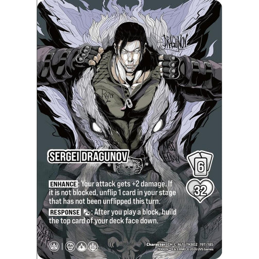 Sergei Dragunov 197/185 TK802 Universus Tekken 8 Character CH-ALT