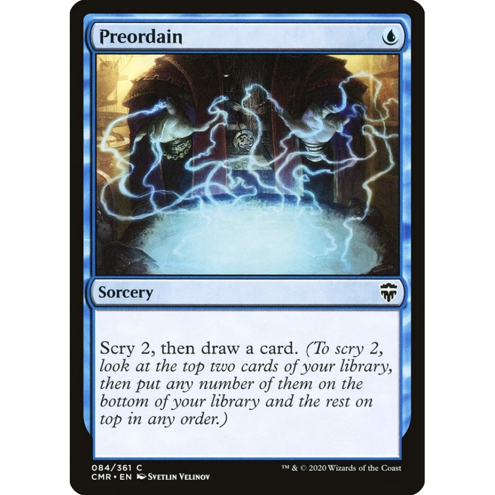 Preordain common 84 Magic the Gathering Commander Legends
