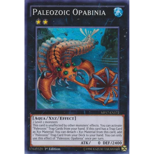 Paleozoic Opabinia MP25-EN138 Prismatic Prismatic Secret Rare Yu-Gi-Oh 2025 Mega-Pack Tin in Art