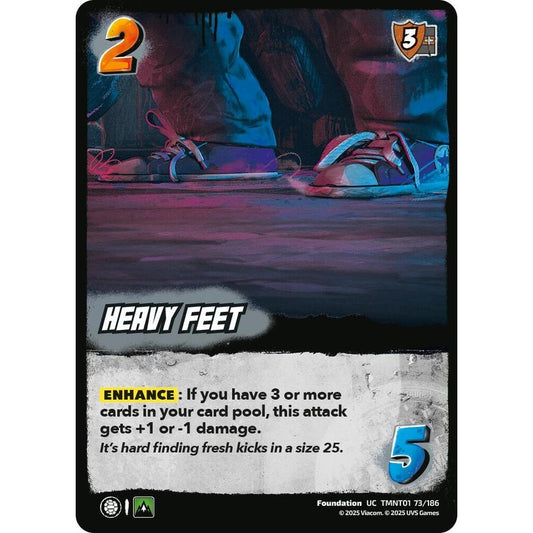Heavy Feet 73/186 TMNT01 Universus Teenage Mutant Ninja Turtles Foundation UC