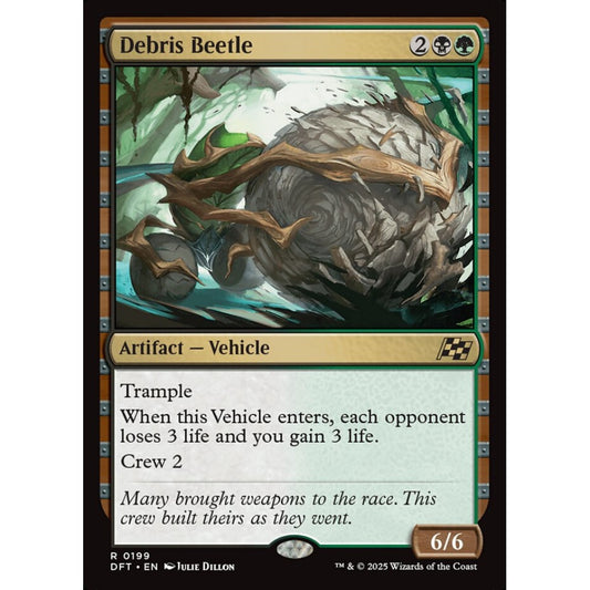 Debris Beetle, 199, rare, Magic: The Gathering, Aetherdrift