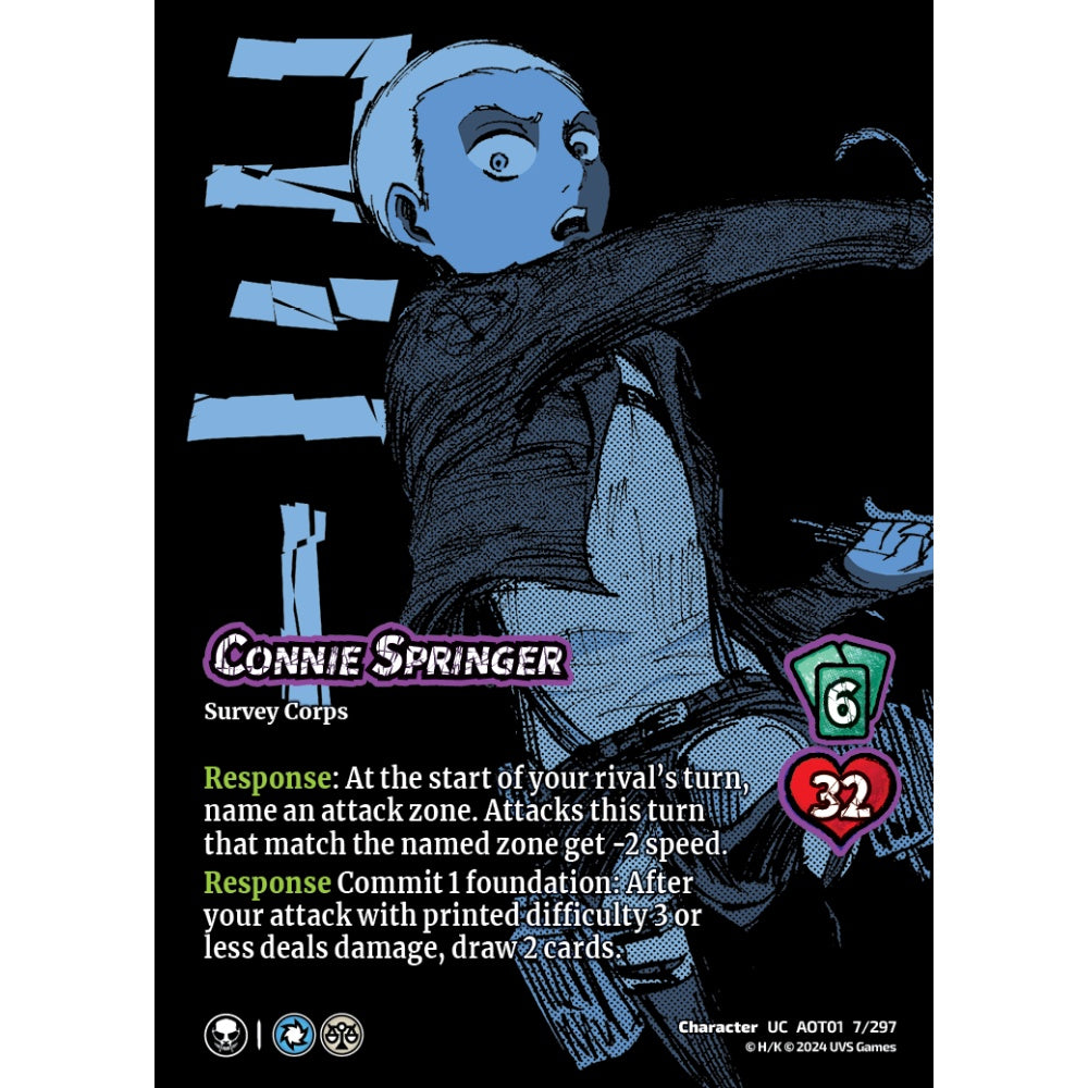 Connie Springer, 7/297, CH-UC, UniVersus, Attack on Titan: Battle for Humanity
