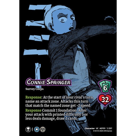 Connie Springer, 7/297, CH-UC, UniVersus, Attack on Titan: Battle for Humanity