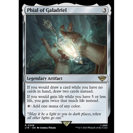 Phial of Galadriel, rare, 248, Magic the Gathering, The Lord of the Rings: Tales of Middle-earth