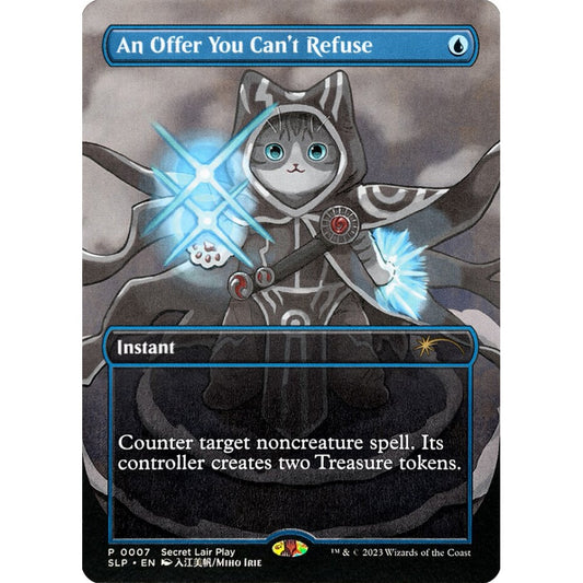An Offer You Can't Refuse rare 7 Magic the Gathering Secret Lair Showdown