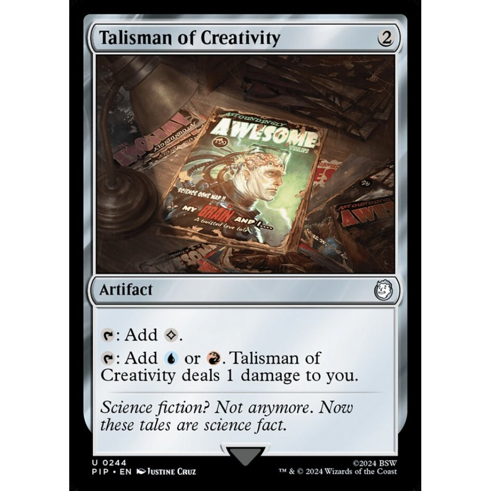 Talisman of Creativity uncommon 244 Magic the Gathering Fallout