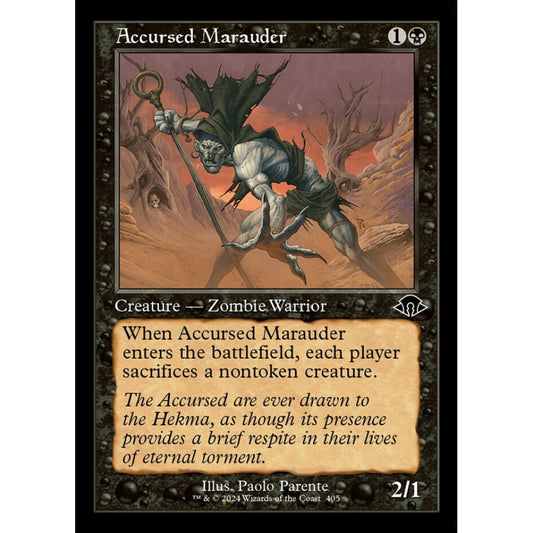 Accursed Marauder, 405, common, Magic: The Gathering, Modern Horizons 3