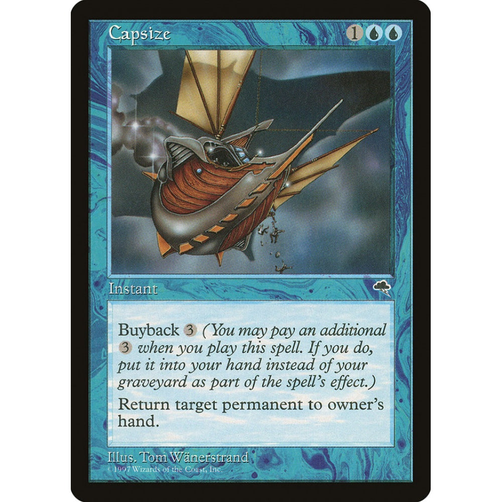 Capsize common 55 Magic the Gathering Tempest