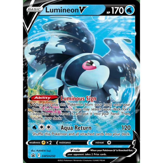 Lumineon V Black Star Promo SWSH250 Pokemon Card Game Sword & Shield Promos