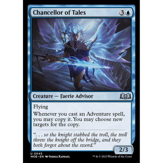 Chancellor of Tales, uncommon, 45, Magic the Gathering, Wilds of Eldraine