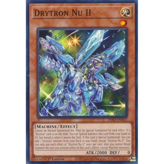 Drytron Nu II INFO-EN022 Common Common Yu-Gi-Oh The Infinite Forbidden in Art
