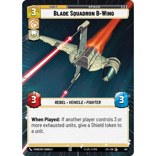 Blade Squadron B-Wing, C, JTL 461) Hyperspace, Star Wars Unlimited