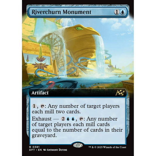 Riverchurn Monument, 381, rare, Magic: The Gathering, Aetherdrift