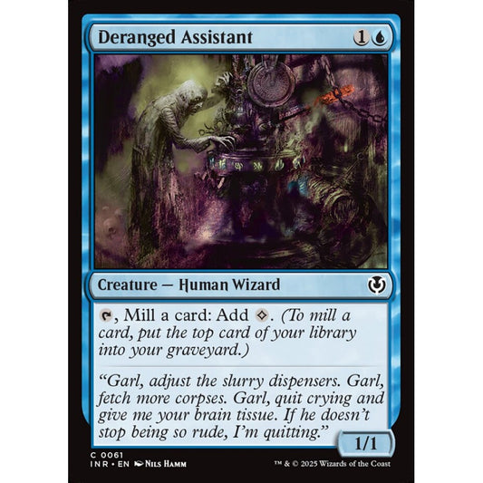 Deranged Assistant, 61, common, Magic: The Gathering, Innistrad Remastered