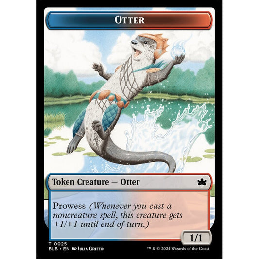 Otter, 25, common, Magic: The Gathering, Bloomburrow