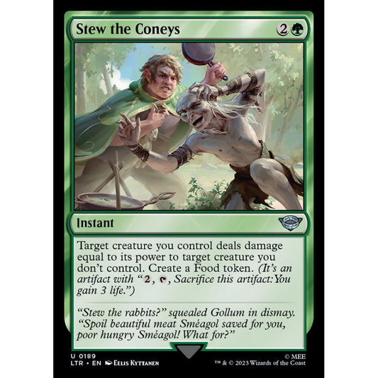 Stew the Coneys, uncommon, 189, Magic the Gathering, The Lord of the Rings: Tales of Middle-earth