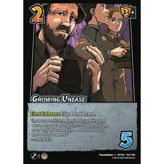 Growing Unease, 183/186, AOT02, Universus, Attack on Titan: Origins of Power, Foundation, C