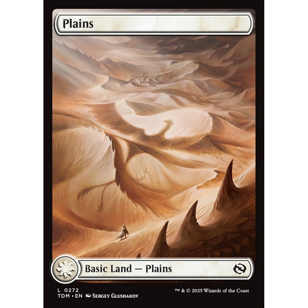 Plains common 272 Magic the Gathering Tarkir: Dragonstorm