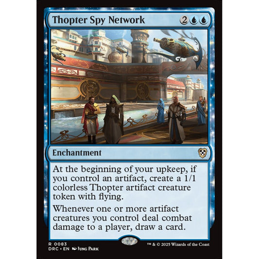 Thopter Spy Network, 83, rare, Magic: The Gathering, Aetherdrift Commander