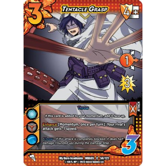 Tentacle Grasp, 58/122, C, UniVersus, MHA05 Undaunted Raid