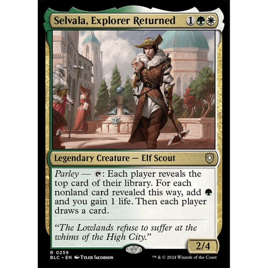 Selvala, Explorer Returned, 259, rare, Magic: The Gathering, Bloomburrow