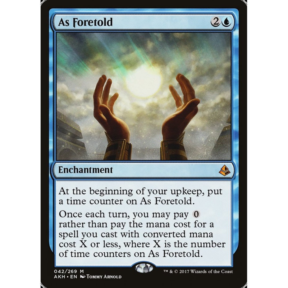 As Foretold mythic 42 Magic the Gathering Amonkhet