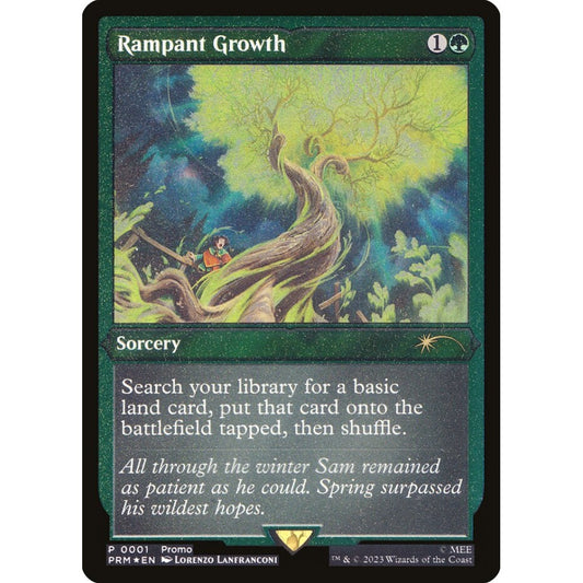 Rampant Growth rare 9 Magic the Gathering Wizards Play Network 2023