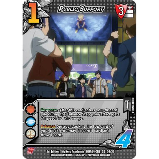 Public Support, 34/36, SE, UniVersus, MHA04 League of Villains