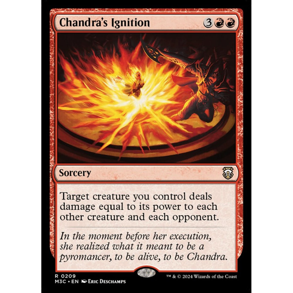 Chandra's Ignition, 209, rare, Magic: The Gathering, Modern Horizons 3