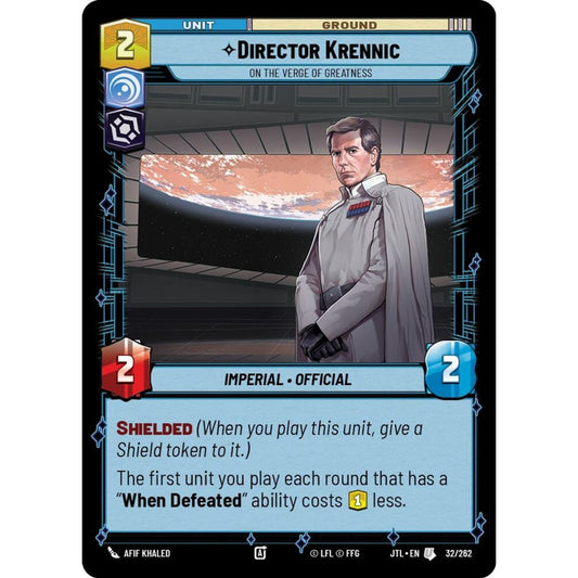 Director Krennic, U, JTL 032), Star Wars Unlimited