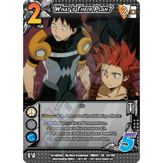 What's Their Plan?, 54/180, XR, UniVersus, MHA01 My Hero Academia