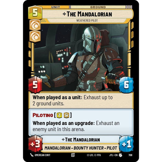 The Mandalorian, U, JTL 708) Foil, Star Wars Unlimited