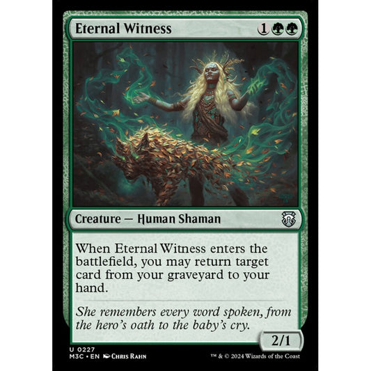 Eternal Witness, 227, uncommon, Magic: The Gathering, Modern Horizons 3