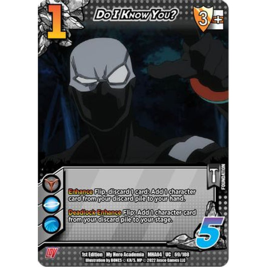 Do I Know You?, 069/108, UC, UniVersus, MHA04 League of Villains