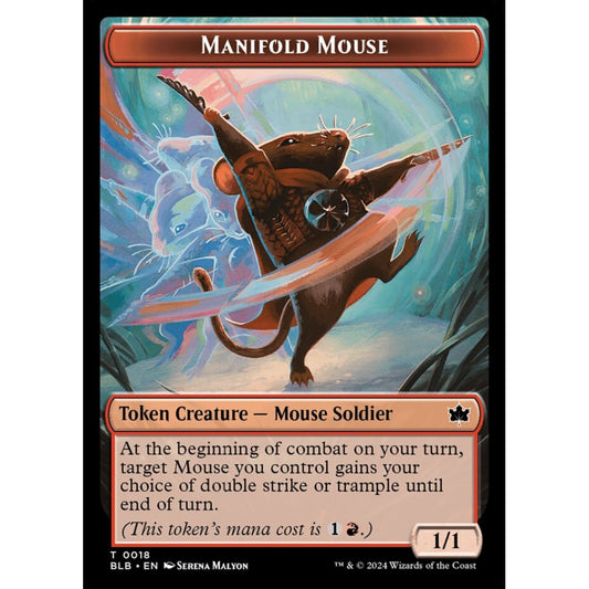 Manifold Mouse, 18, common, Magic: The Gathering, Bloomburrow