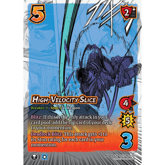 High-Velocity Slice, 28/297, UR, UniVersus, Attack on Titan: Battle for Humanity