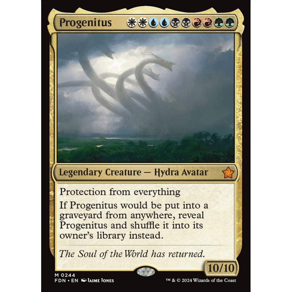 Progenitus, 244, mythic, Magic: The Gathering, Foundations