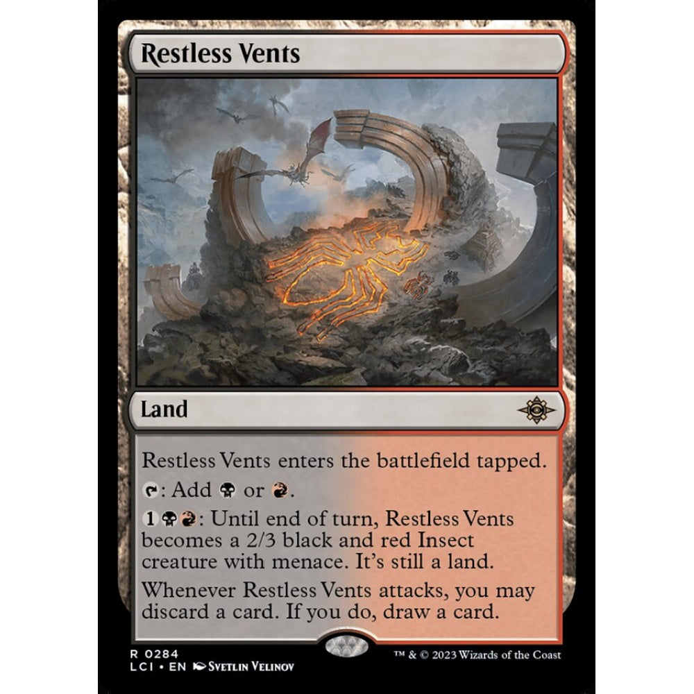 Restless Vents rare 284 Magic the Gathering The Lost Caverns of Ixalan