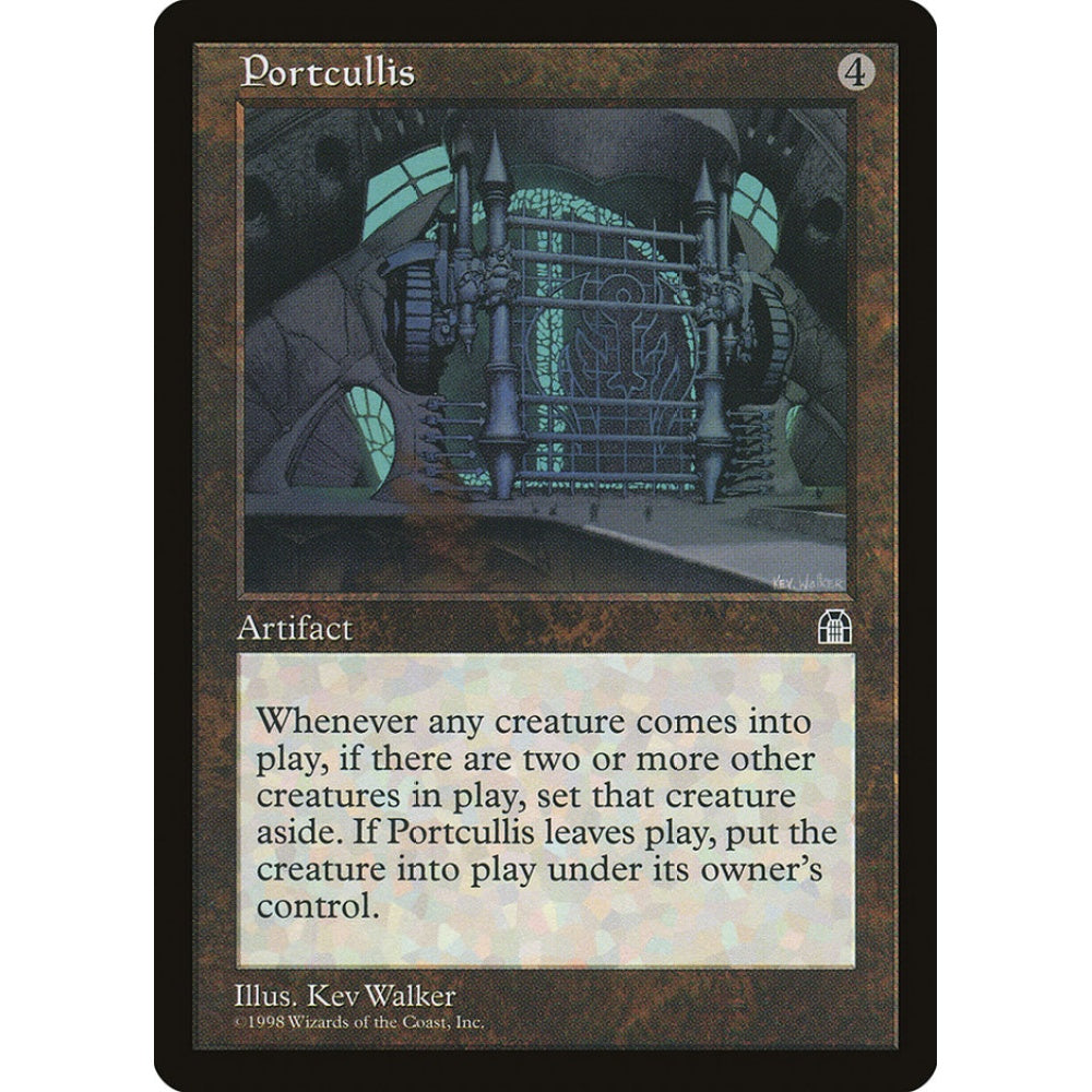 Portcullis rare 139 Magic the Gathering Stronghold