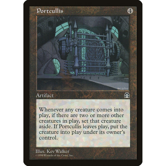 Portcullis rare 139 Magic the Gathering Stronghold