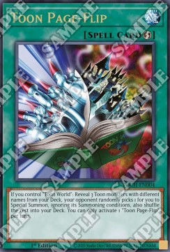 Toon Page-Flip (V.1 - Ultra Rare) - Toon Chaos (Ultra Rare) [TOCH-004]