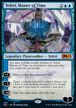Teferi, Master of Time (V.2) - Core 2021: Extras (Mythic) [XM21-276]