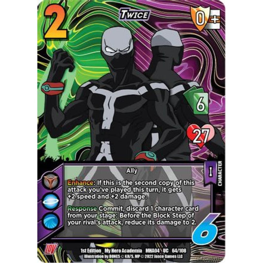 Twice, 064/108, UC, UniVersus, MHA04 League of Villains