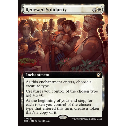 Renewed Solidarity, 23, rare, Magic: The Gathering, Aetherdrift Commander