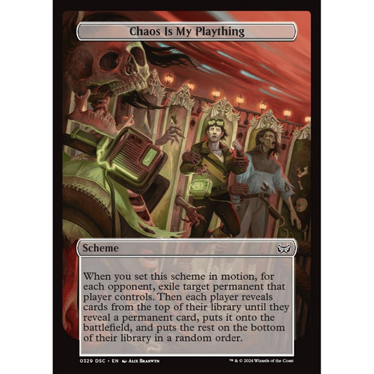 Chaos Is My Plaything, 329, common, Magic: The Gathering, Duskmourn: House of Horror