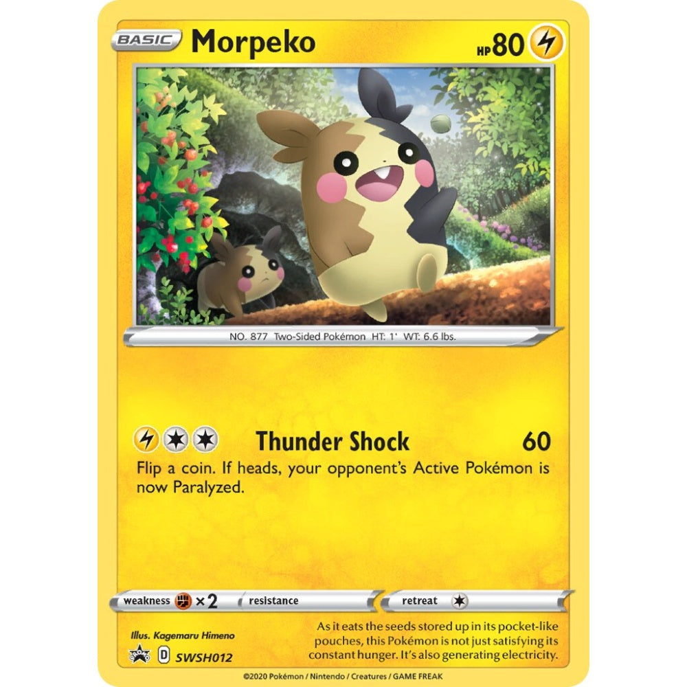 Morpeko Promo SWSH012 Pokemon Card Game Sword & Shield Promos