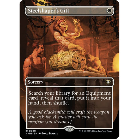 Steelshaper's Gift rare 629 Magic the Gathering Commander Masters