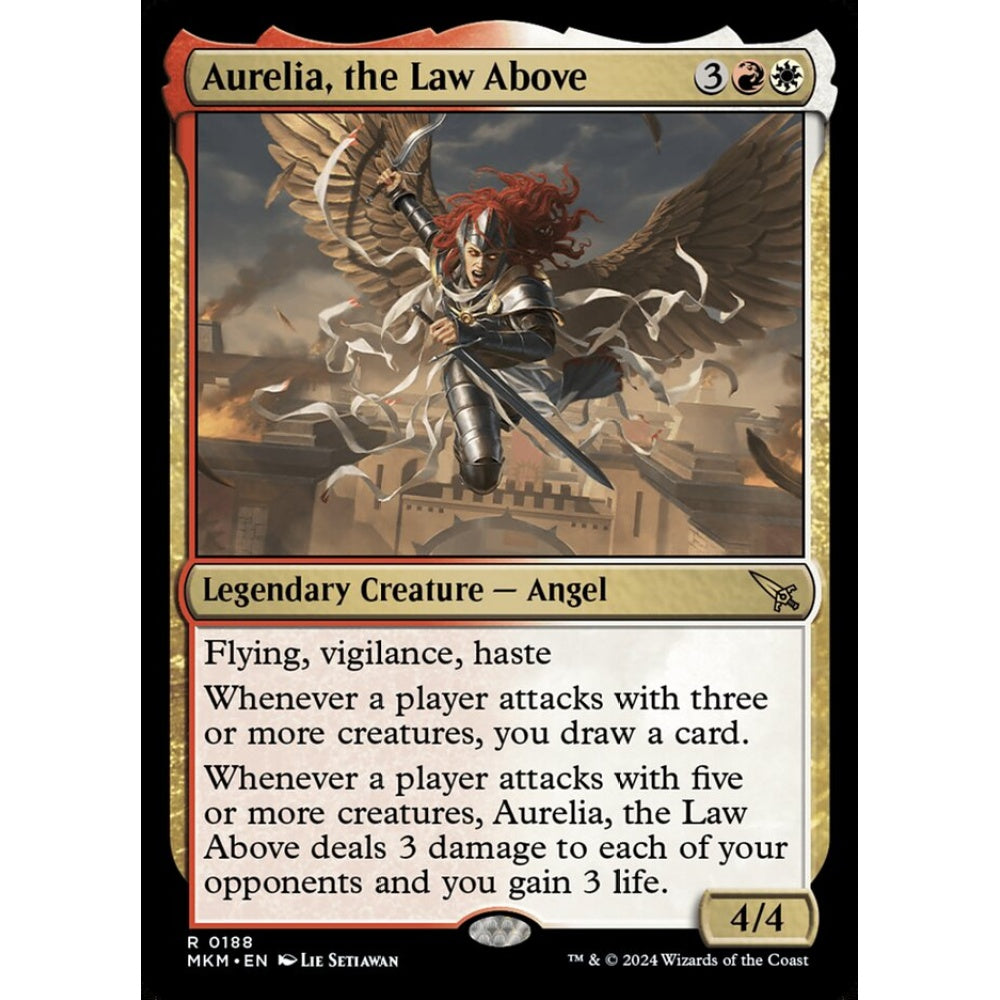Aurelia, the Law Above rare 188 Magic the Gathering Murders at Karlov Manor